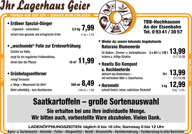 Unsere aktuellen Wochenangebote