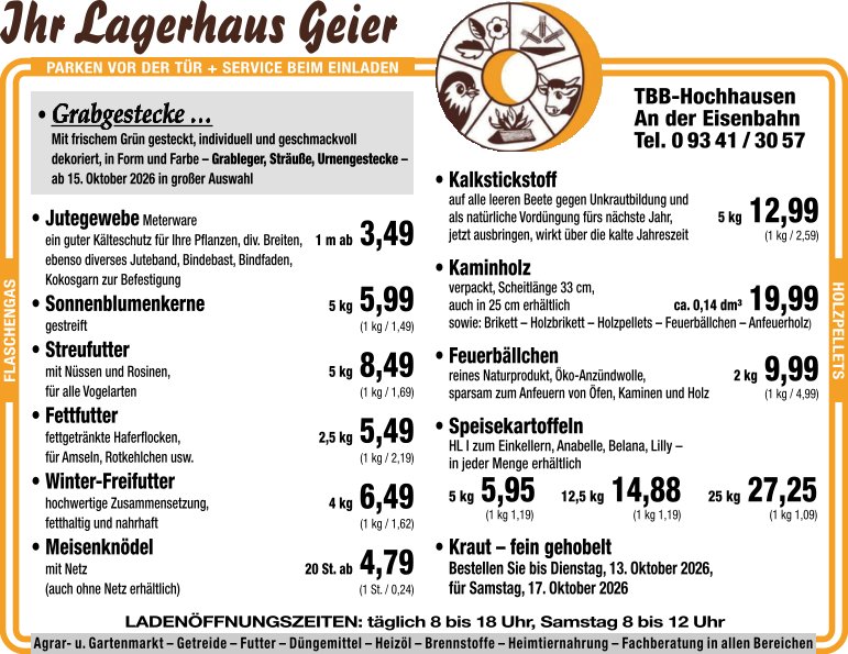 Unsere aktuellen Wochenangebote